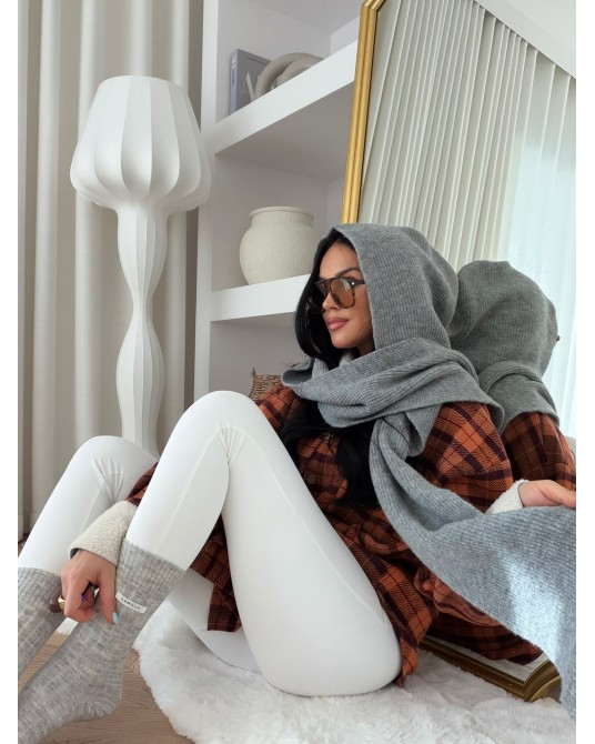 BIAŁE MODELUJĄCE LEGGINYS