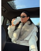 WIĄZANY PŁASZCZYK LUXURY ▪️Lis