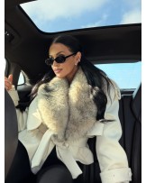 WIĄZANY PŁASZCZYK LUXURY ▪️Lis