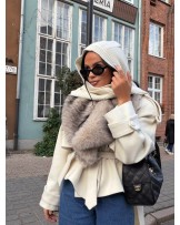WIĄZANY PŁASZCZYK LUXURY ▪️Lis