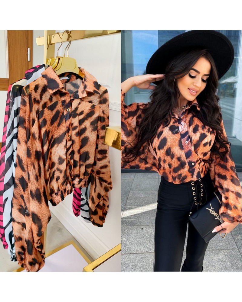 SZYFONOWA KOSZULA na GUMCE 