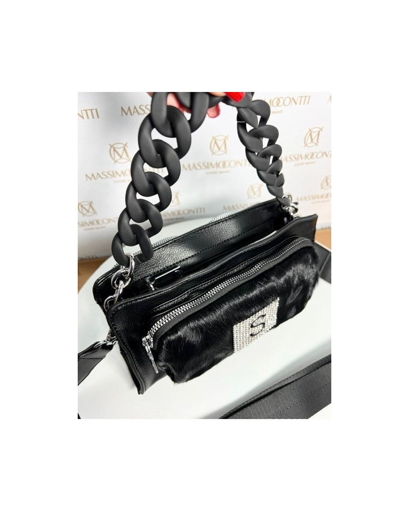 SKÓRZANA TOREBKA ▪️LIMITED EDITION WŁOS NATURALNY 