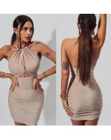 SUKIENKA NEW ME Z WYCIĘCIEM ▪️ZŁOTA 