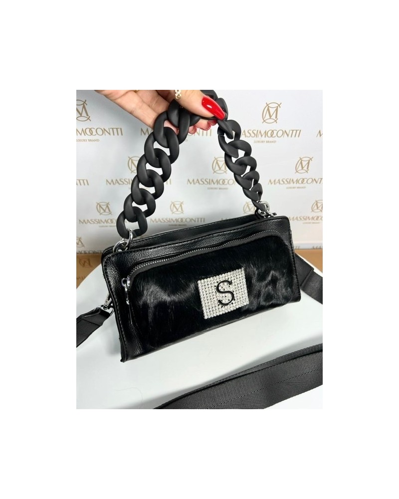 SKÓRZANA TOREBKA ▪️LIMITED EDITION WŁOS NATURALNY 