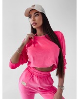 KOMPLET LILY WELUR ▪️RÓŻ 