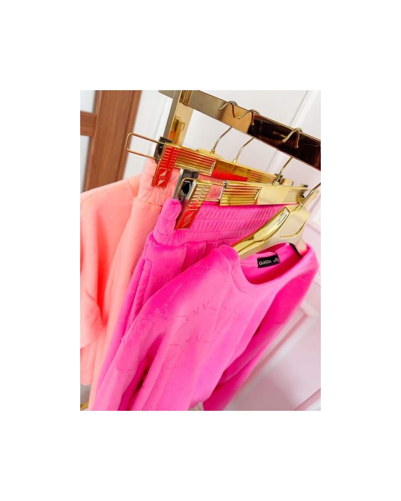 KOMPLET LILY WELUR ▪️RÓŻ 