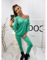 KOMPLET WELUR SOFT ▪️ ZIELEŃ 