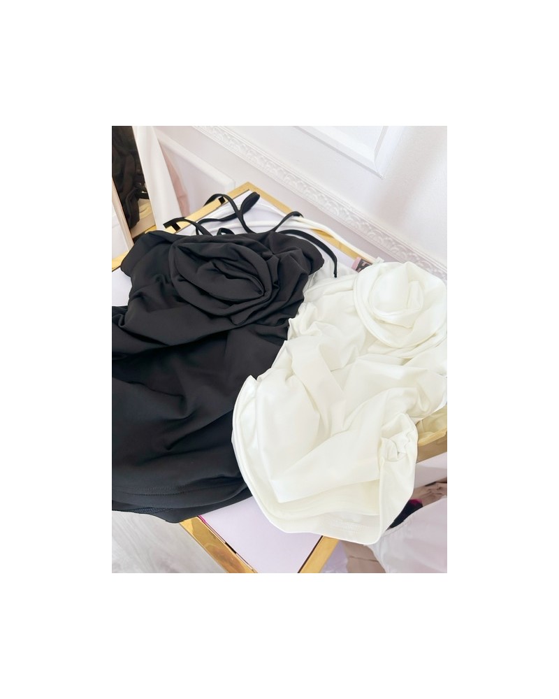 ECRU  BLUZKA  Z  RÓŻA