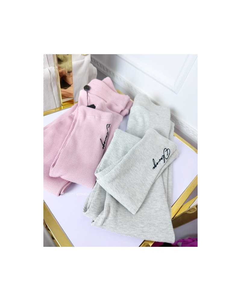 LEGGINSY PRĄŻEK MEGGY▪️PUDROWE 