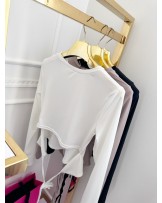 BLUZKA z WIĄZANIEM ▪️FRANCES Ecru 