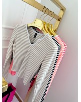 BLUZKA CASSI PASKI ▪️BEŻOWA 