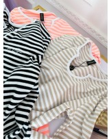 BLUZKA CASSI PASKI ▪️BEŻOWA 