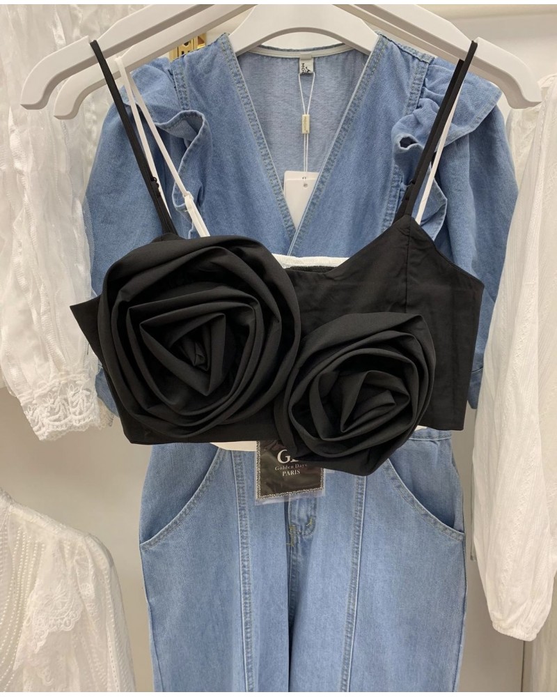 TOP FLOWER ▪️CZARNY