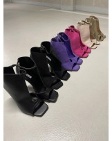 EFEKTOWNE SANDAŁKI BOTKI FIOLET 