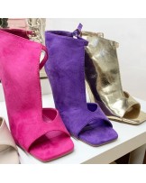 EFEKTOWNE SANDAŁKI BOTKI FIOLET 