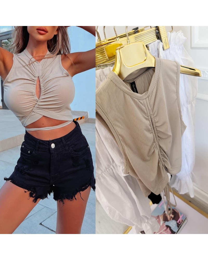 TOP CAMIS WIĄZANIE ▪️beżowy 