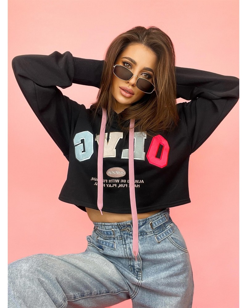 BLUZA SHORT KIMI CZARNA 