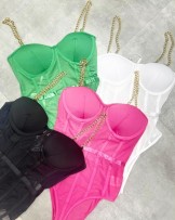 BODY CZARNE Z ŁAŃCUSZKIEM 