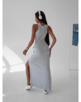 SUKIENKA z rozcięciem ▪️SZARA 