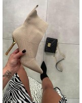 BEŻOWE BOTKI ZŁOTA SZPILKA HIT 