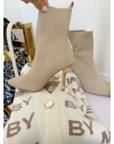 BEŻOWE BOTKI ZŁOTA SZPILKA HIT 