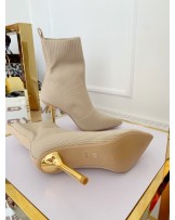 BEŻOWE BOTKI ZŁOTA SZPILKA HIT 