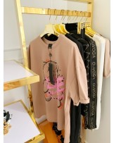 OVESIZOWY T▪️SHIRT BEAR beżowy 