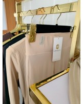 BEŻOWE LEGGINSY L.M ▪️