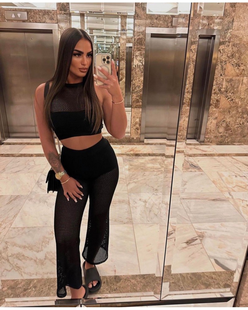 KOMPLET BOHO VERO ▪️CZARNY 