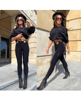 Legginsy JEALOUSY ▪️CZARNA L.M