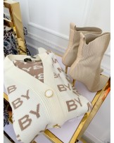 BEŻOWE BOTKI ZŁOTA SZPILKA HIT 