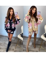 DZIANINOWY KOMPLET MÀRE CZARNY 