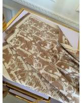 DWUSTRONNY  szal DIORR beżowy 