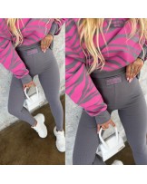 BLUZA FANTASTY ▪️RÓŻ SZAROŚĆ