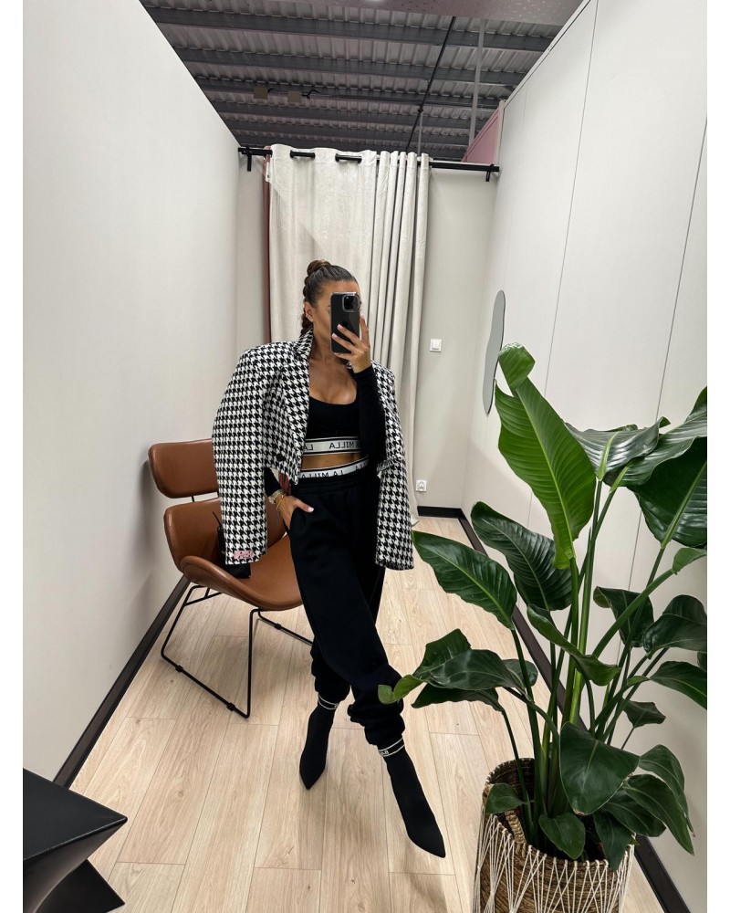 SPODNIE LOGO ▪️MILLA CZARNE