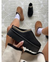 ŚNIEGOWCE PRZED KOSTKĘ NA PLATFORMIE ▪️TEZZ CZARNE