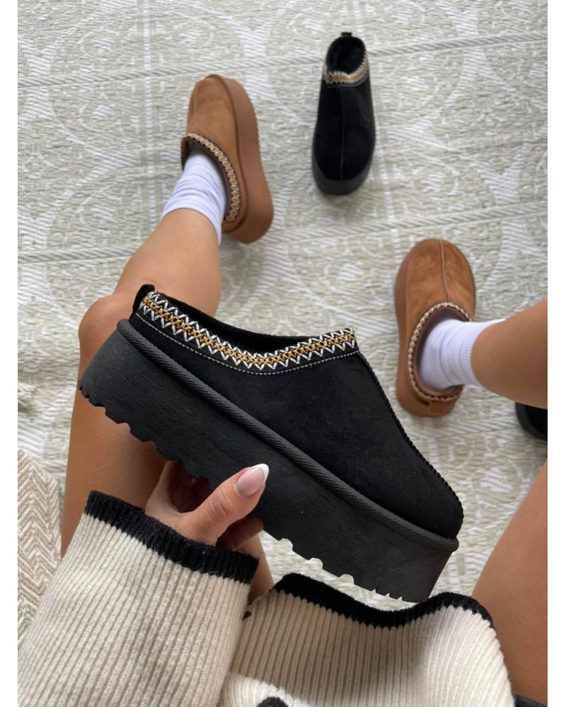 ŚNIEGOWCE PRZED KOSTKĘ NA PLATFORMIE ▪️TEZZ CZARNE