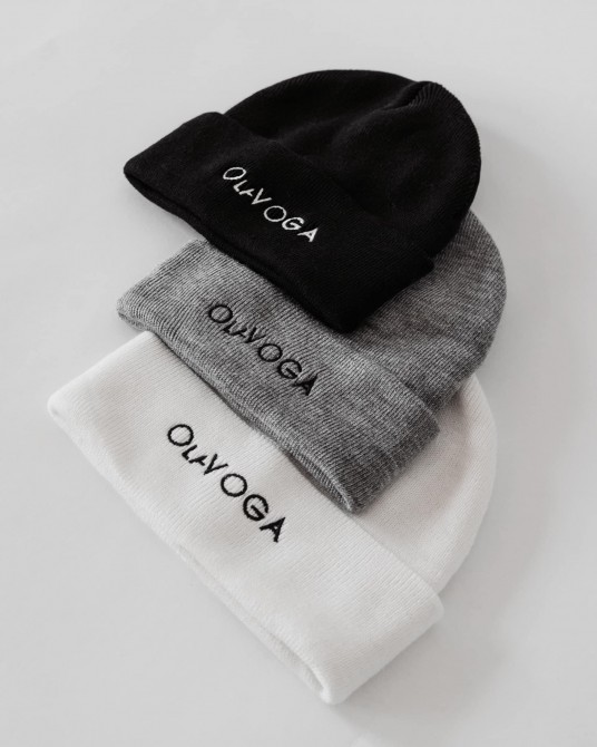 DZIANINOWA CZAPKA ▪️SZARA