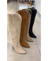 KOZAKI KOWBOJKI ▪️ZAMSZ BEZOWE