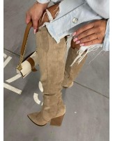 KOZAKI KOWBOJKI ▪️ZAMSZ BEZOWE