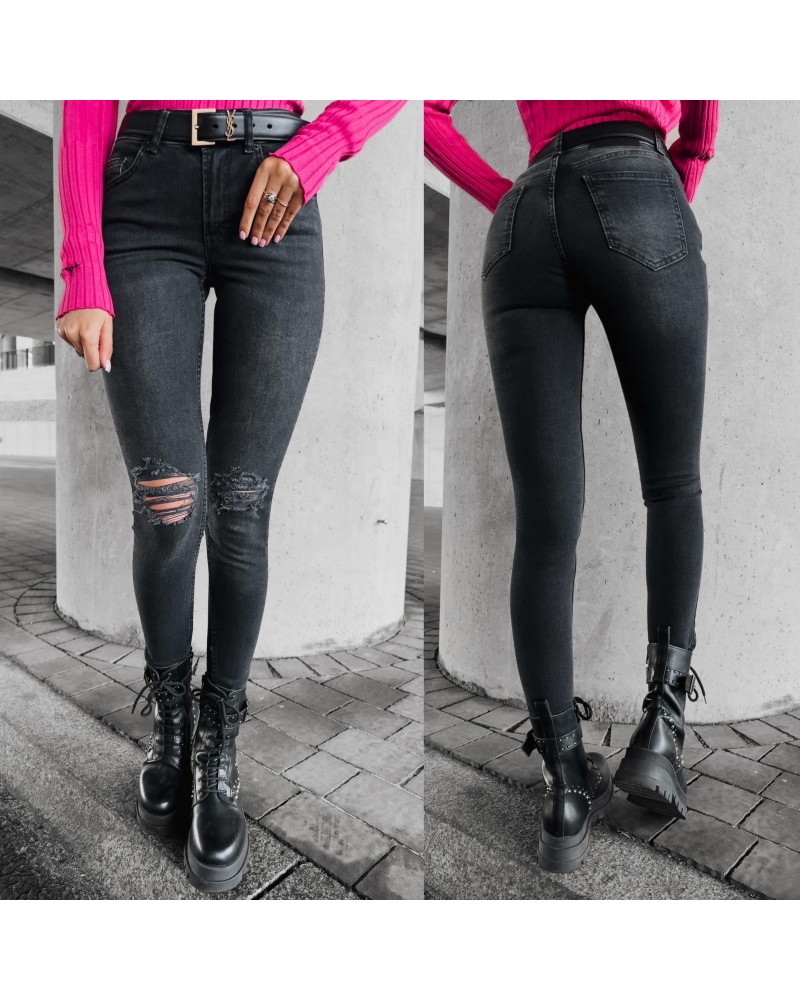 SPODNIE JEANS ARIEL ▪️BLACK