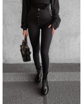 SPODNIE Z ĆWIEKAMI ROSE ▪️BLACK