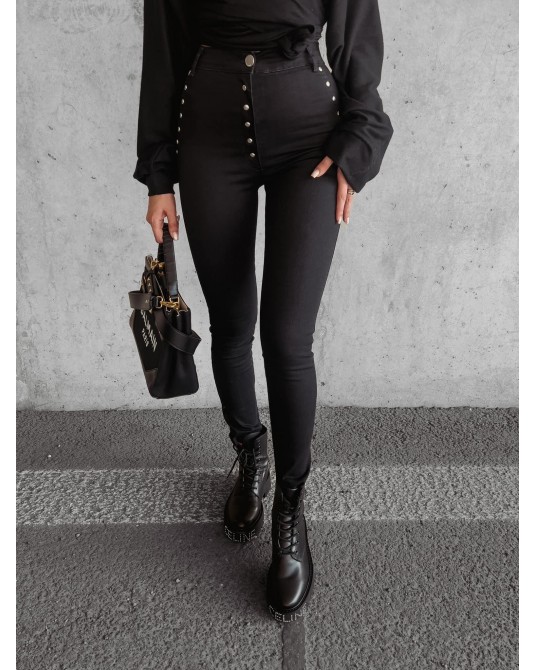 SPODNIE Z ĆWIEKAMI ROSE ▪️BLACK