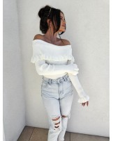 KASZMIROWY SWETER ROZENEK ▪️ECRU