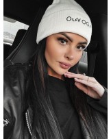 DZIANINOWA CZAPKA ▪️ECRU