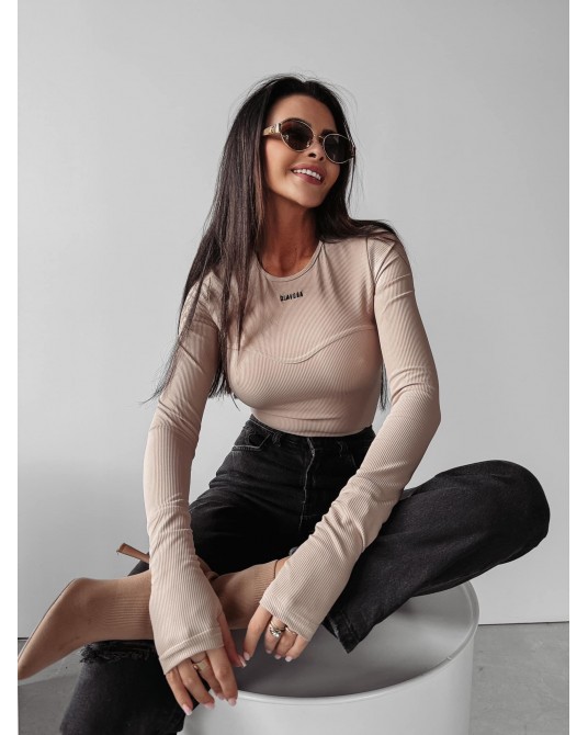 BLUZKA ROKOKO ▪️BEŻOWA