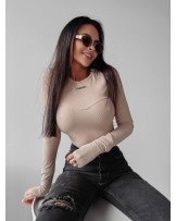 BLUZKA ROKOKO ▪️BEŻOWA