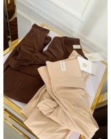 BEŻOWE LEGGINSY L.M ▪️