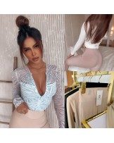 BEŻOWE LEGGINSY L.M ▪️