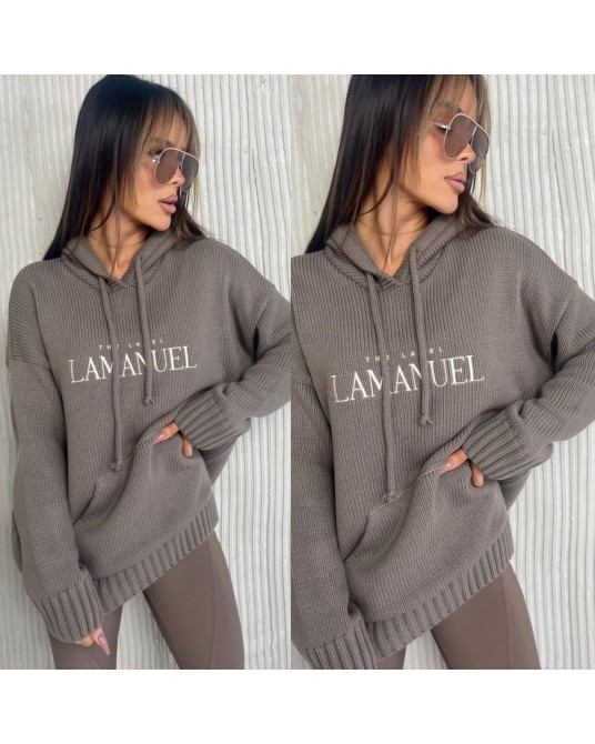 SWETER BIGGY ▪️BRĄZ